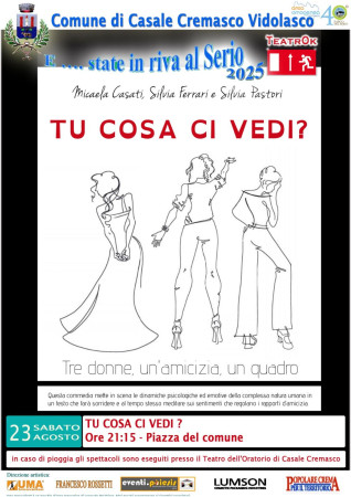 TU COSA CI VEDI? - Sabato 23 Agosto 2025 - ore 21:00